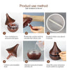 Image of KBAYBO 300ml USB Electric Aroma air diffuser wood Ultrasonic air humidifier Essential oil Aromatherapy cool mist maker for home - CHEN ONE MART