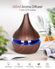 Image of KBAYBO 300ml USB Electric Aroma air diffuser wood Ultrasonic air humidifier Essential oil Aromatherapy  cool mist maker for home - CHEN ONE MART