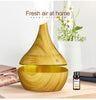 Image of KBAYBO 300ml USB Electric Aroma air diffuser wood Ultrasonic air humidifier Essential oil Aromatherapy  cool mist maker for home - CHEN ONE MART