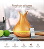 Image of KBAYBO 400ml Aroma Essential Oil Diffuser Ultrasonic Air Humidifier with Wood Grain 7 Color Changing LED Lights for Office Home - CHEN ONE MART